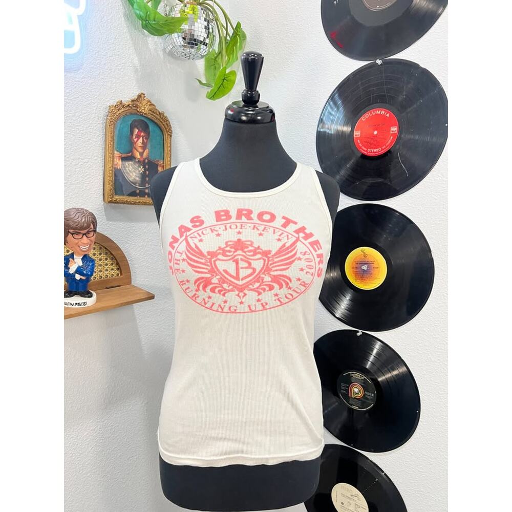 2008 Jonas Brothers “Burnin’ Up” Tour Women’s Tank Top
